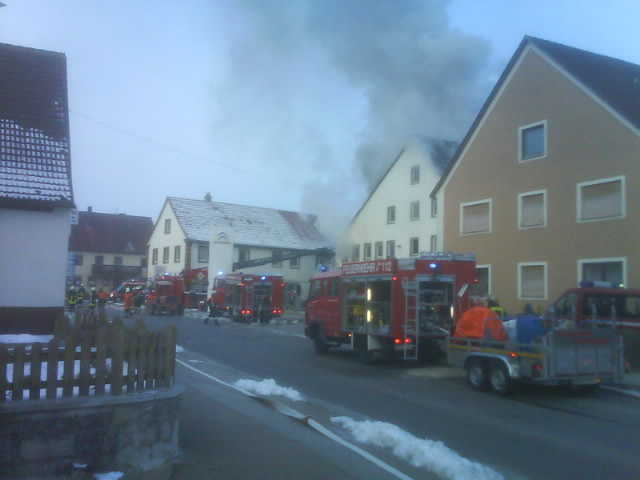 Wohnhausbrand / Wittelshofen