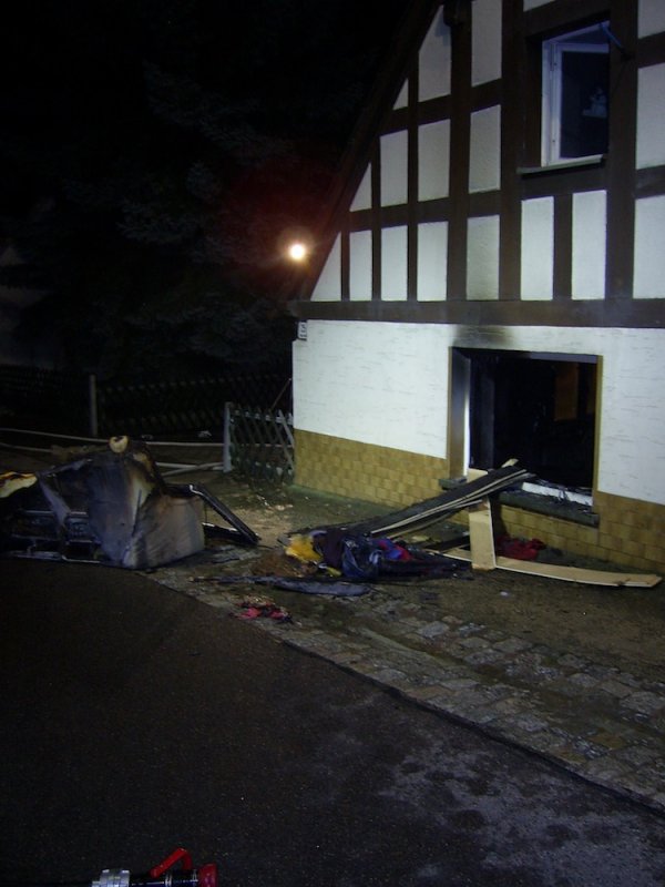 Zimmerbrand / Ehingen