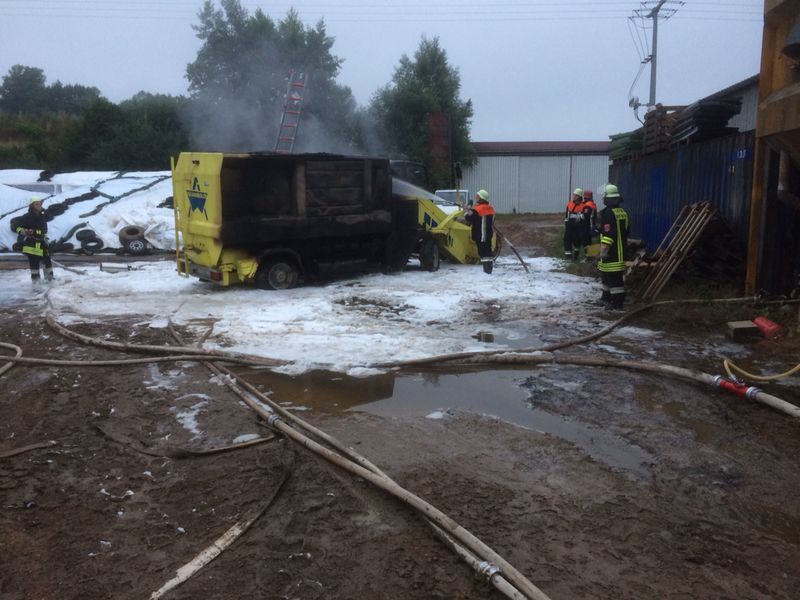 Fahrzeugbrand / Lentersheim