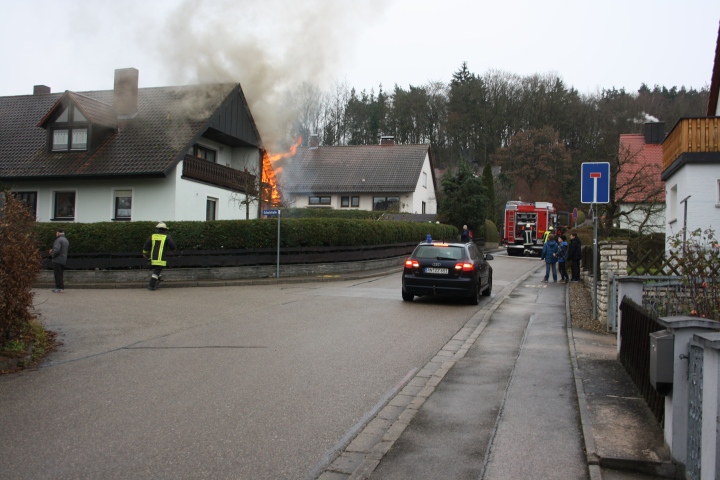 Wohnungsbrand / Arberg