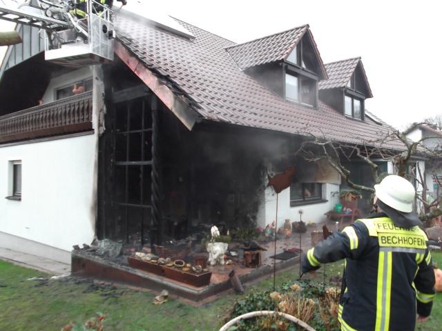 Wohnungsbrand / Arberg