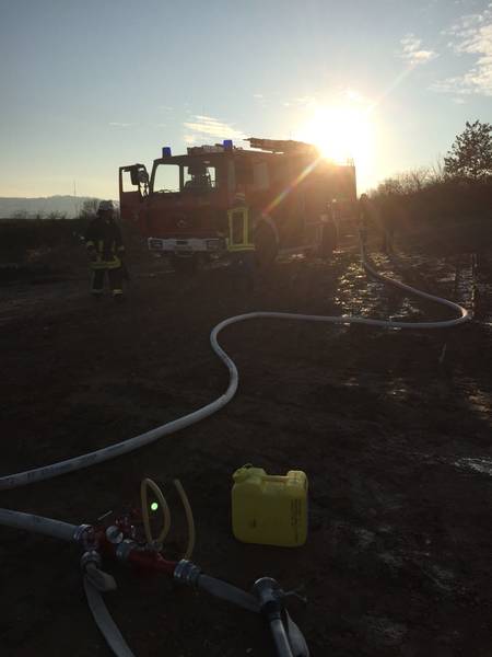 Radladerbrand / Ehingen