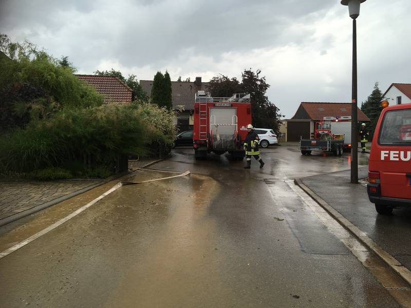 Starkregen / Ehingen