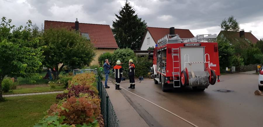 Starkregen / Ehingen