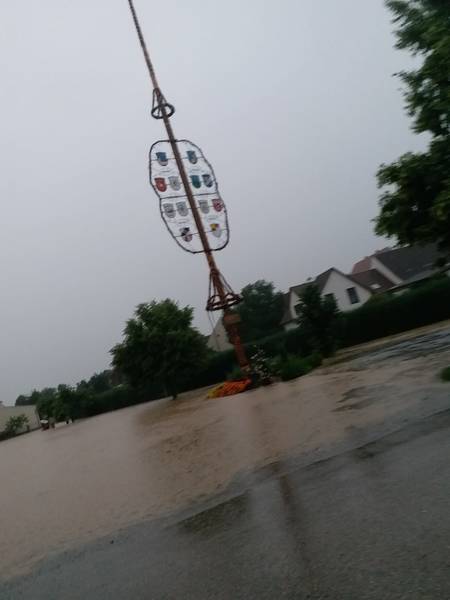 Starkregen / Ehingen
