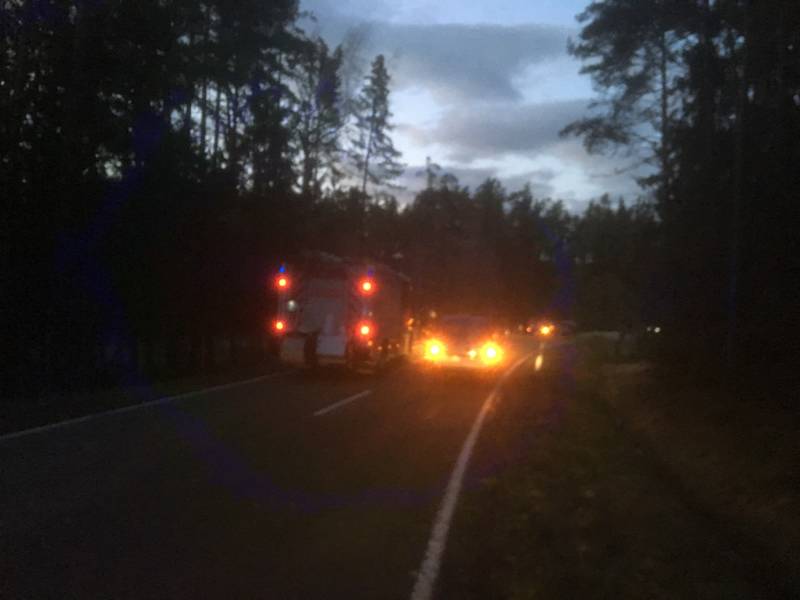 Baum auf Fahrbahn / Kreisstraße AN 49
