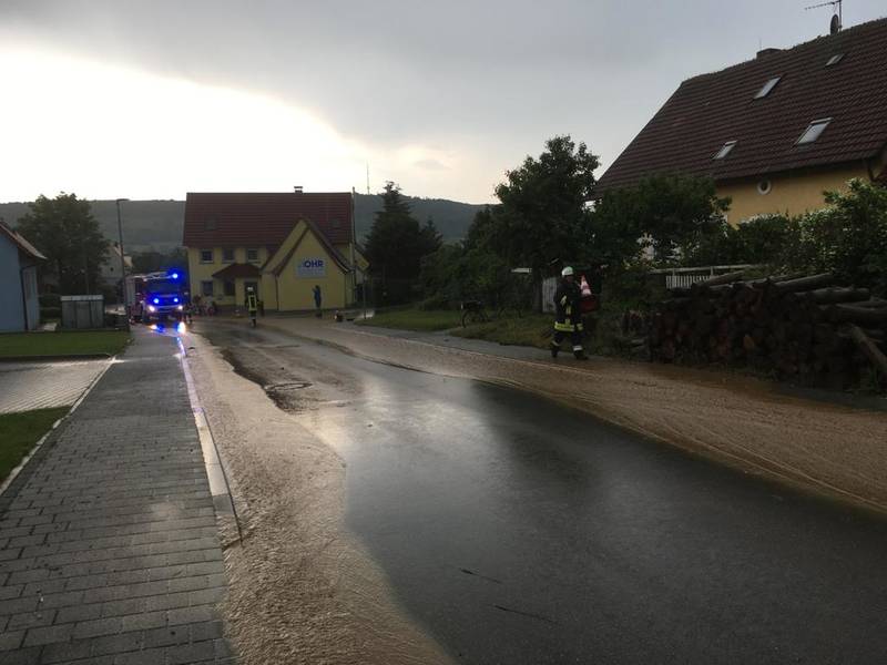 Starkregen / Ehingen