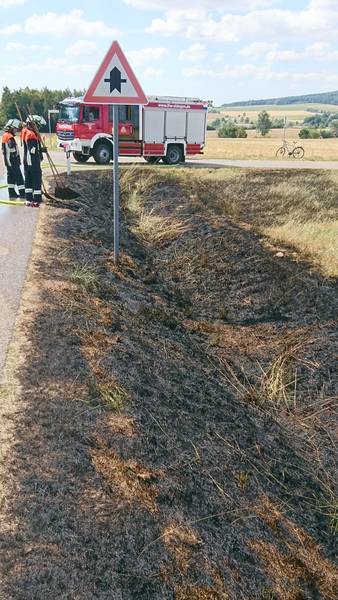 Böschungsbrand / Dambach